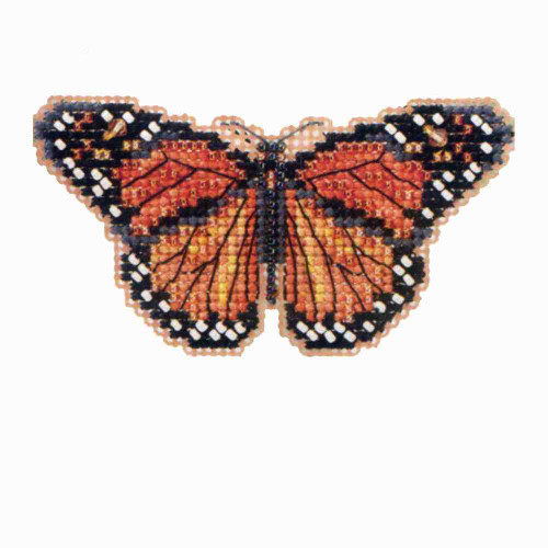 Black Swallowtail Butterfly Bead Kit Mill Hill 2011 Spring Bouquet