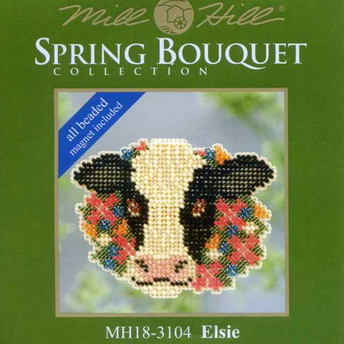 Elsie Beaded Cross Stitch Kit Mill Hill 2013 Spring Bouquet