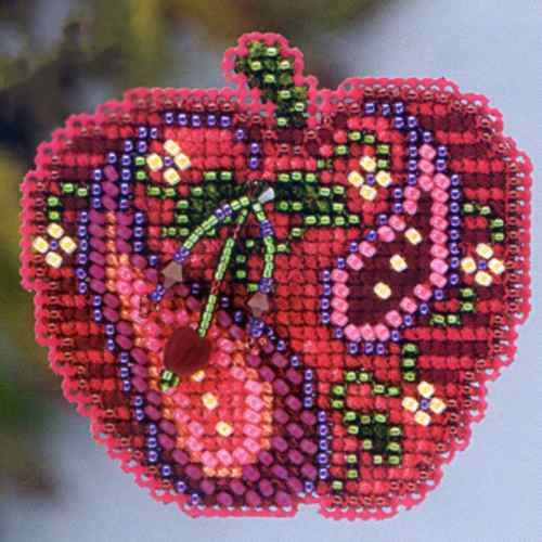 Jeweled Apple - Mill Hill Beaded Cross Stitch Kit MH183202