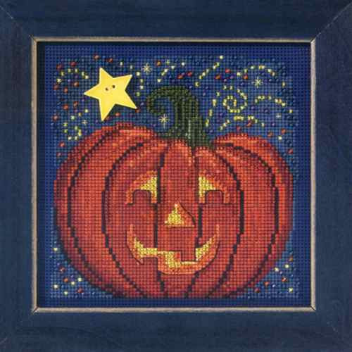 Midnight Farm Cross Stitch Kit Mill Hill 2007 Buttons