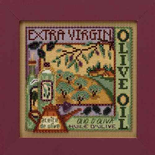 Olive Oil Cross Stitch Mill Hill 2009 Buttons & Beads Autumn