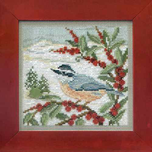 Village Physician Cross Stitch Kit Mill Hill 2023 Buttons Beads Winter MH142334