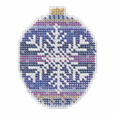 Crimson Cloisonne Beaded Cross Stitch Ornament Kit Mill Hill 2019 Beaded  Holiday MH211916