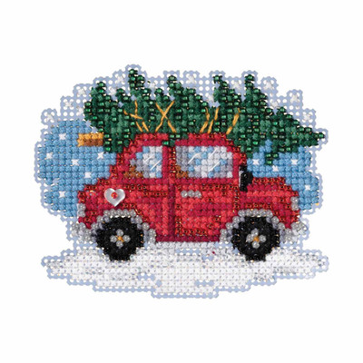 Jingle Bell Trio Cross Stitch Ornament Kit Mill Hill 2019 Winter Holiday  MH181933