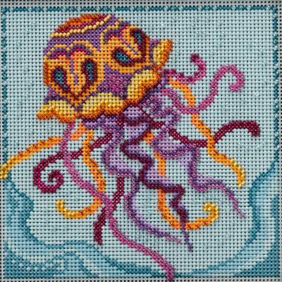 Mill Hill, Beaded Cross Stitch Kit, Jelly Fish, MH172211