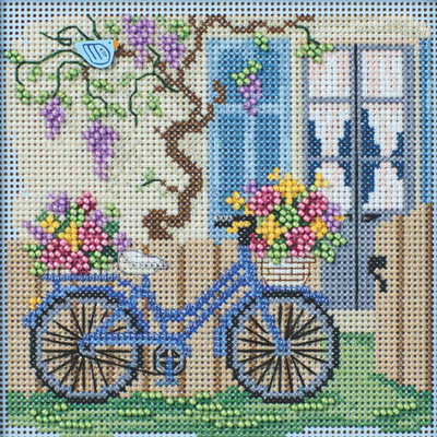 Mill Hill Buttons & Beads Counted Cross Stitch Kit | Blue Morpho Butterfly