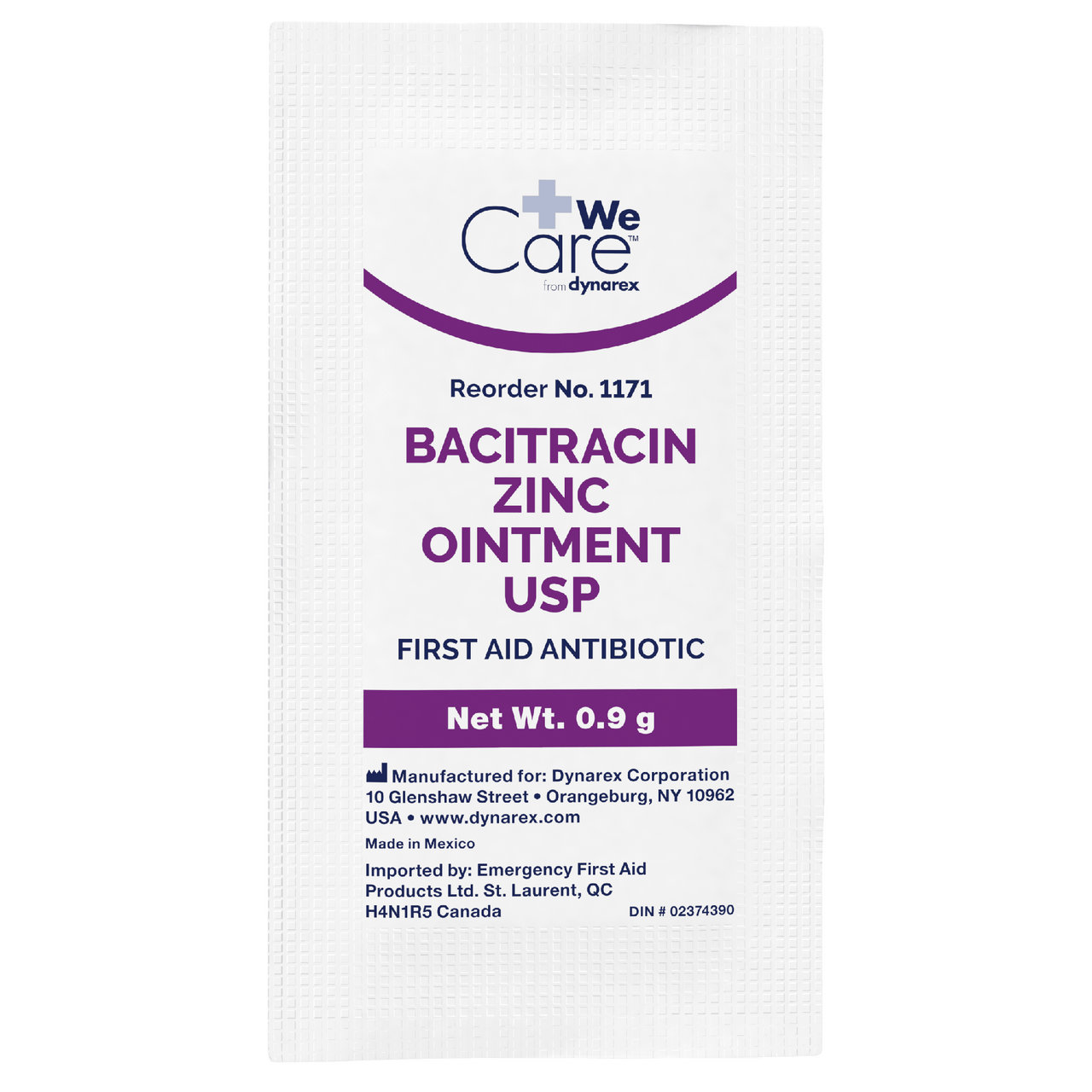 Bacitrin Zinc Ointment, 0.9g Foli Packet,