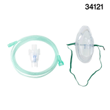 Dynarex Resp-O2 Small Volume Nebulizer Cups, 6cc w/Aerosol Elongated Mask, 7'