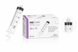MediVena ONE-CARE® Luer Lock Syringes, 20ml, 3-part, Box/100, Case/9 Boxes