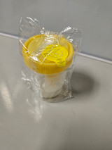 Urine Collection Container with Transfer Cup, 4oz (120mL), Graduated to 100mL, Sterile, Case/250