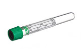 Vacuette® Lithium Heparin (LH) Tube, 6mL, 13x100mm, Green Cap with Black Ring, Non-Ridged, Box/50, Case/24 Boxes
