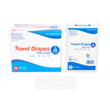 Disposable Towel Drapes, Plain, Sterile, Box/50, Case/6 Boxes
