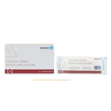 Cotten Tipped Wood Applicators, 6", Non-Sterile, Box/1000, Case/ 10 Boxes