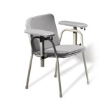 Ritter® 281 Dual Fixed Armrest Blood Drawing Chair, Stone 814, Item/1