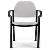 Side Chair with Armrests, Vinyl Upholstery, Item/1