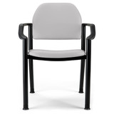 Side Chair with Armrests, Vinyl Upholstery, Item/1