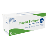 Insulin Syringe & Needle, 29G x ½", 1cc, Non-Toxic, Box/100, Case/5 Boxes