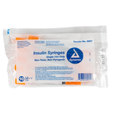 Insulin Syringe & Needle, 29G x ½", 1cc, Non-Toxic, Box/100, Case/5 Boxes