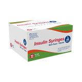 Insulin Syringe & Needle, 30G x ½", 1cc, Non-Toxic, Box/100, Case/5 Boxes