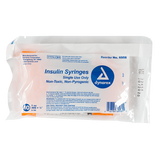 Insulin Syringe & Needle, 30G x ½", 1cc, Non-Toxic, Box/100, Case/5 Boxes
