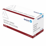 Cotton-Tipped Wood Applicators, Sterile, 6 in, Pouch/2, Case/10 pouches
