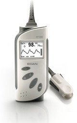 H100B Pulse Oximeter w/ Carry Case & Adult Hard-Shell SpO2 Sensor