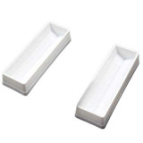 Reagent Reservoir, Sterile, 50 mL, V-Bottom, White Polypropylene, Pack/15, Case/20 Packs