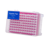 200μl Filtered Pipette Tips, Universal Fit, Racked, Sterile, Transparent, 96 tips/rack, 100 racks/case from MedFly