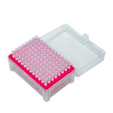 200μl Filtered Pipette Tips, Universal Fit, Racked, Sterile, Transparent, 96 tips/rack, 100 racks/case