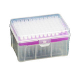 200μl (Extended Length) Filtered Pipette Tips, Universal Fit, Racked, Sterile, Transparent, 96 tips/rack, 50 racks/case