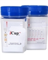 I CUP Drugs of Abuse Test 6-Drug Panel AMP / COC / mAMP / OPI / PCP / THC + OX / PH / SG. Urine Sample 25 Tests CLIA Waived, 25 Tests/ Box