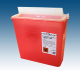 Container, 5qt. Horizontal Entry Container, Red, Case/20
