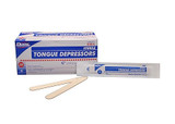DUKAL Tongue Depressors, Tongue Depressor, Senior, 6", Sterile, 1/pack, 100 pack/Box