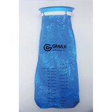 Emesis bag with ring, Graduated, Blue, 1000cc, 100/cs