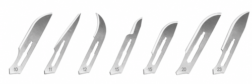 Stainless Steel Surgical Blade, box/100