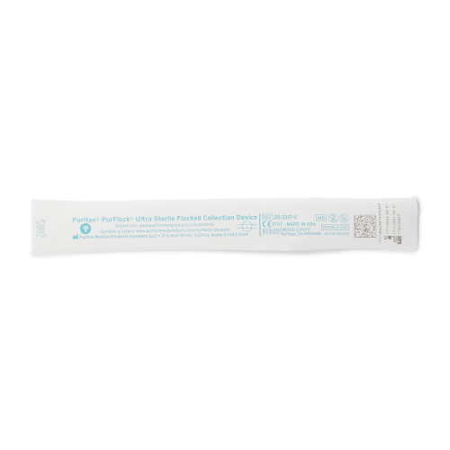 PurFlock Ultra® Nasopharyngeal Collection Swab, 6 Inch, Sterile, Flocked Flexible Tip, Box/50, Case/10 Boxes