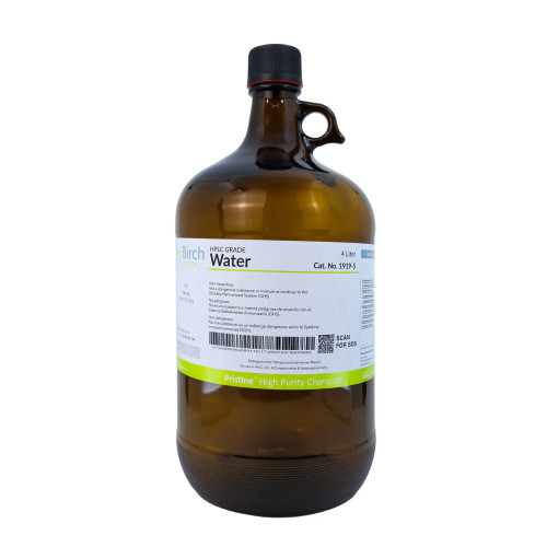 PRISTINE® Water, HPLC Grade, 4 Liters, Case/4 Bottles PRISTINE® Water, HPLC Grade, 4 Liters, Case/4 Bottles