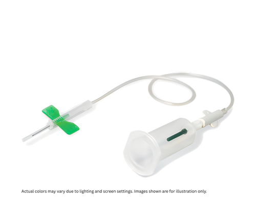 K-Shield Advantage® Winged Blood Collection Sets with pre-attached Tube Holder,  3/4 Needle Length with 12" Tubing Length, Box/50, case/2 Boxes