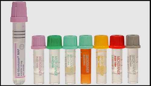 BD Microtainer® Capillary Blood Collection Tube Plain 250 µL to 500 µL BD Microgard™ Closure Plastic Tube, Box/50