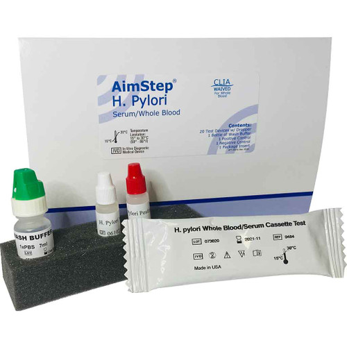 AimStep® H. Pylori, CLIA Waived, Box/20 tests