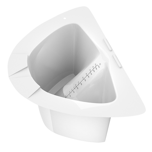 Nuns Cap Specimen Collection Container, 1000 mL, Non-Sterile, Case/100
