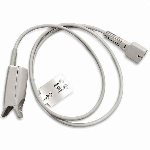 Edan Adult Hard-Shell SpO2 Finger Sensor (DB9), 1 m, reusable, directly compatible with: H100B, iT20, iM3s; or through an extension/adapter with: M3 series, iM3, iM series, X series, iX series, XM modules, XM5 series, CX series
