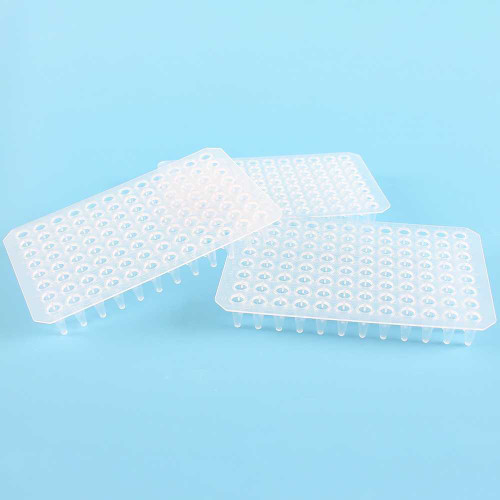 96-Well PCR Plate, 0.1 mL, Low Profile, Non-Skirted, Sterile, Universal Fit, Clear, Pack/10 Plates, Case/10 Packs