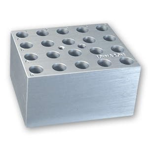 Dry Bath Heating Block, 20 × 10 mm or 20 × 2.0 mL Tubes, 20-Well