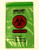 Reclosable 3-Wall Specimen Transfer Bag with Biohazard Symbol, Green Tint, 6 x 9, 2 Mil, Case/1000