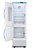 24" Left-Hand Door, Wide Performance Series All-Refrigerator/All-Freezer Combination