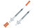 Syringe Insulin 1/2CC 29GX1/2 box/100, case/ 5box's