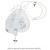 Urinary Drain Bag, 2000 mL Bag with Double Hook and Rope and T-Tap Drain Port, Anti-Reflux Valve Sterile, Vinyl, Case/20