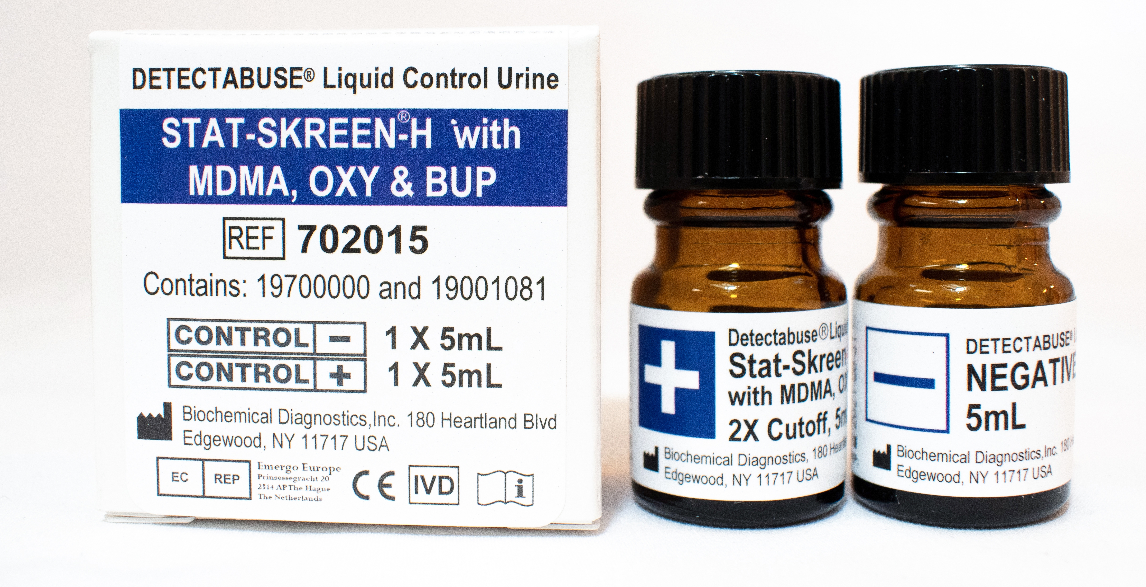 Detectabuse® Stat-Skreen-H w/ MDMA, OXY & BUP DOA, 2X Cutoff