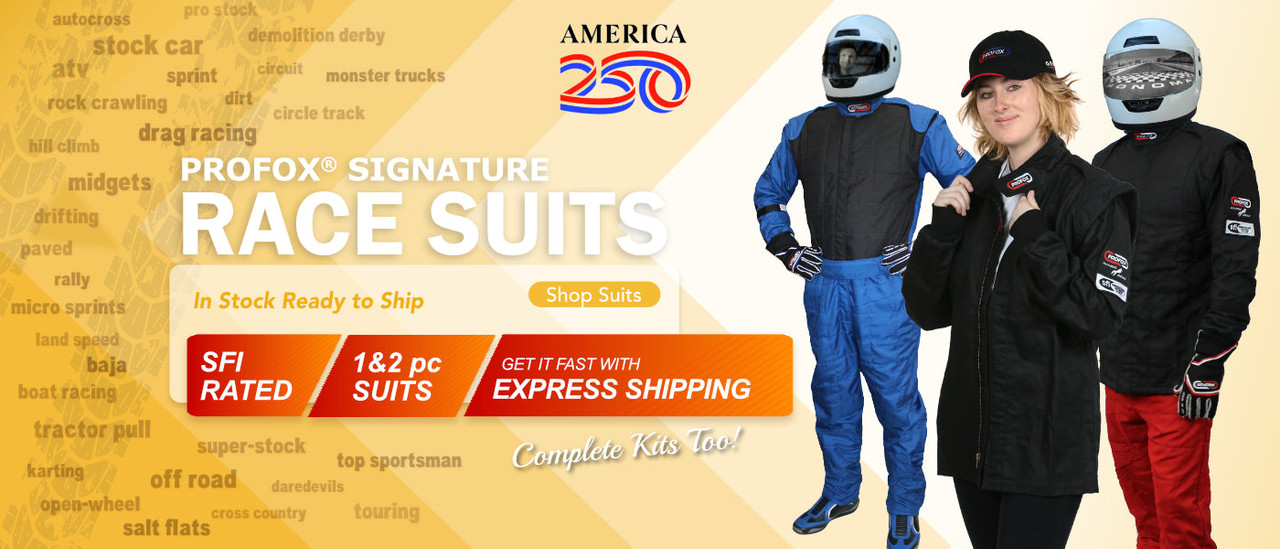 PROFOX SFI Certified Auto Racing Suits